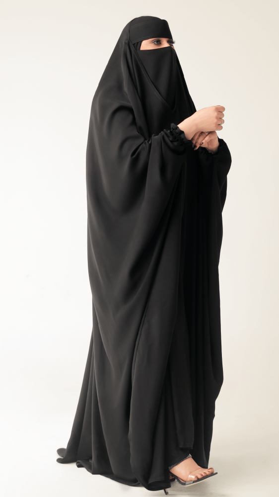 عباية رأس ب كم مطاط