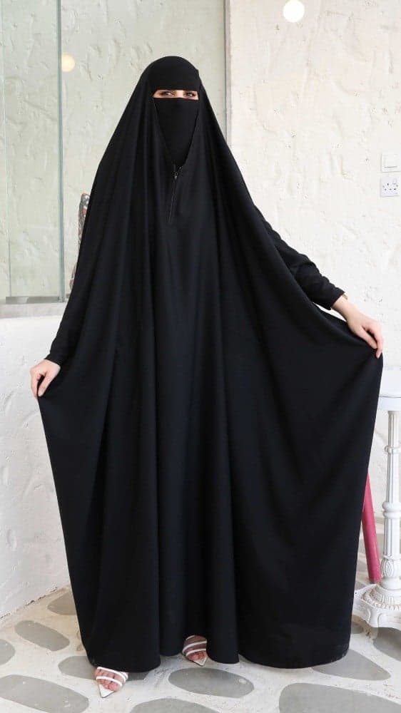 عباية رأس سحاب و بجيوب