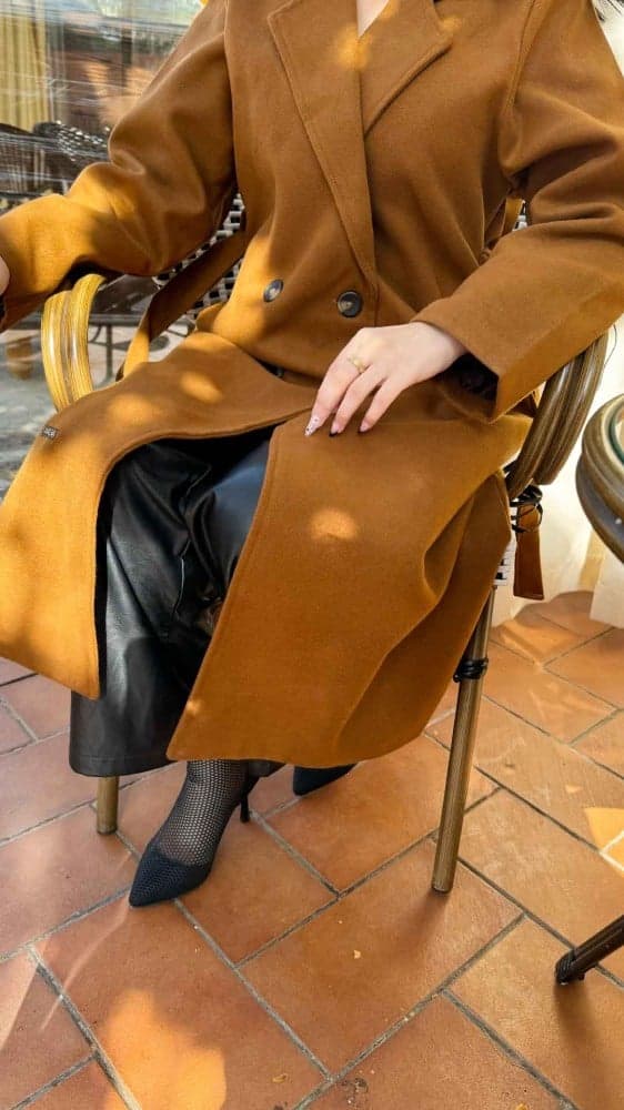 جاكيت شتوي بلون جملي