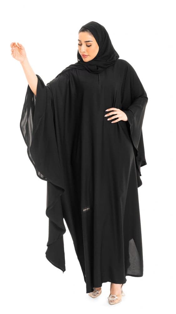 عباية باكمام جرسيه طويلة