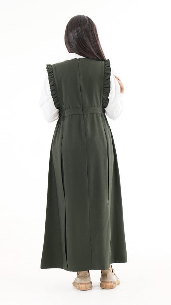 مريول متوسط زيتي شيال بكشكشه