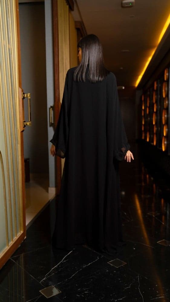 عباية شيفون مبطنه