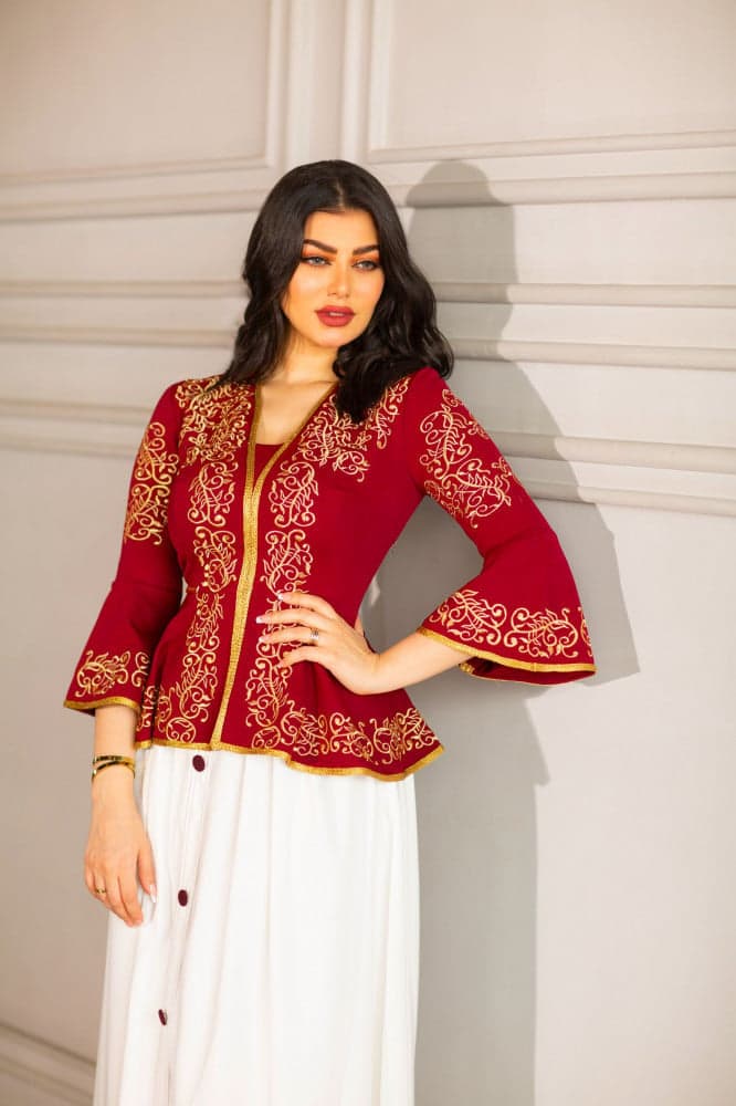 كراكو جزائري جاكيت و تنورة