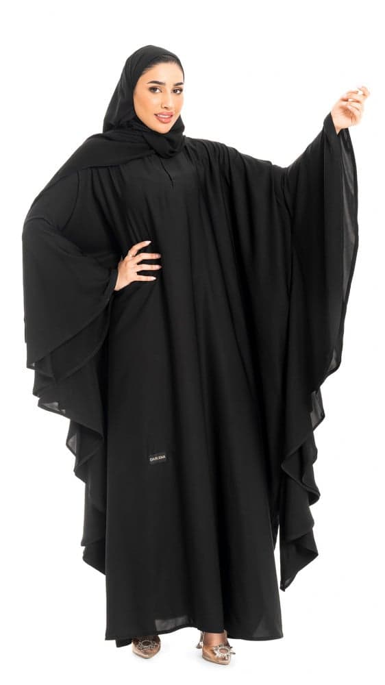 عباية باكمام جرسيه طويلة