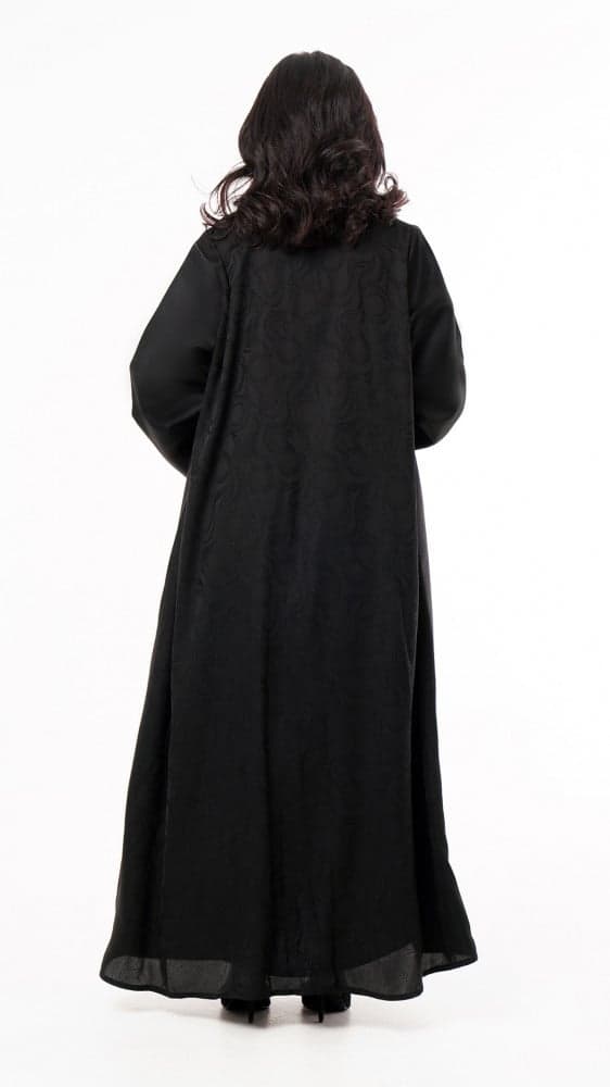 عباية رسمية بنقش من الخلف