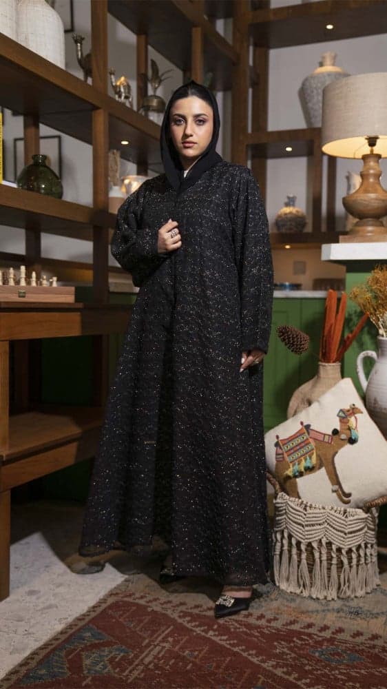 عباية بخامة لامعه