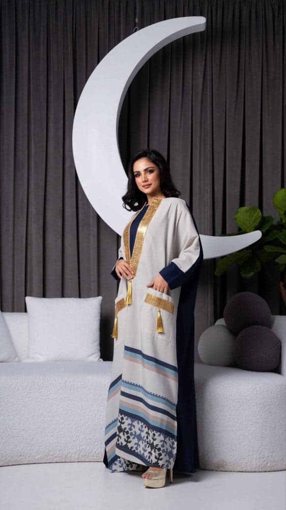 جلابية بشت كحلي