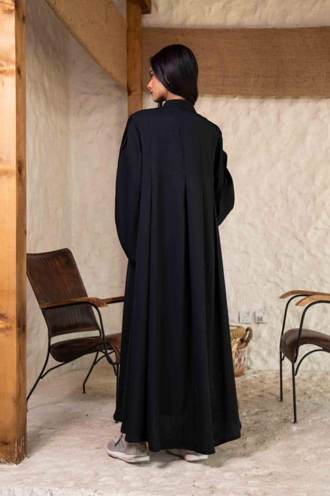 عباية كلوش كسرات من الخلف