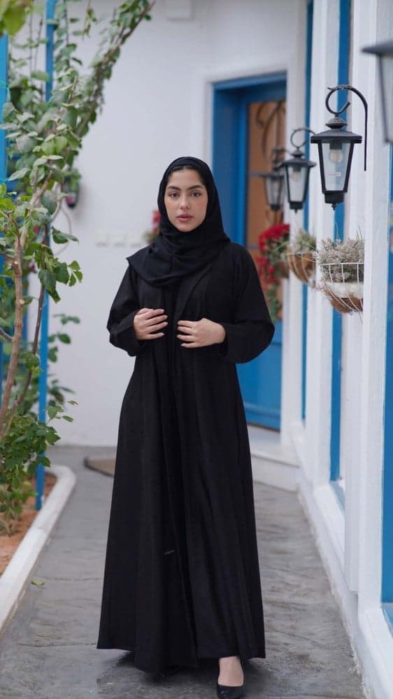 عباية شتوية رسمية شامواه بقصة كلوش