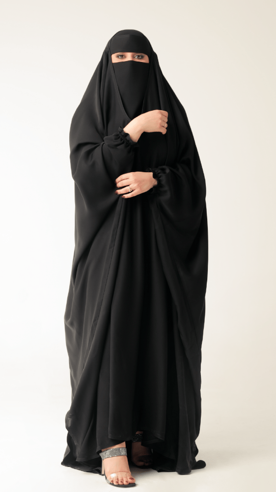 عباية رأس ب كم مطاط