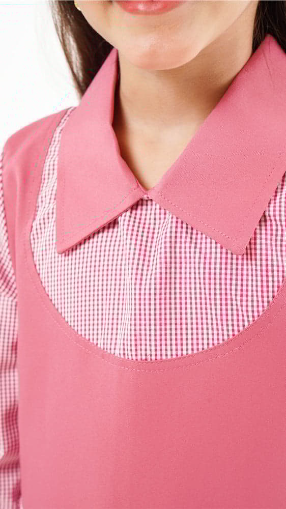 مريول ابتدائي بقميص مشبوك