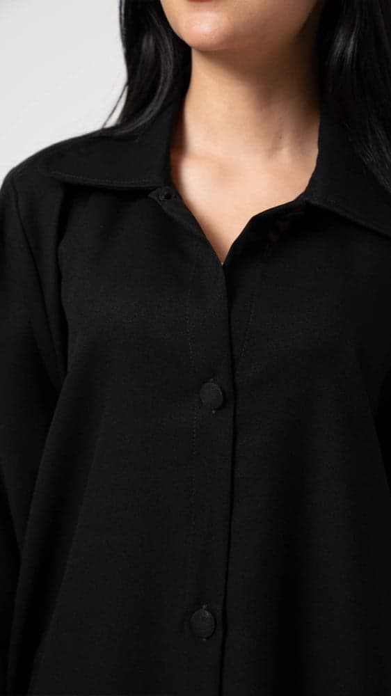 عباية بأزرة قماش