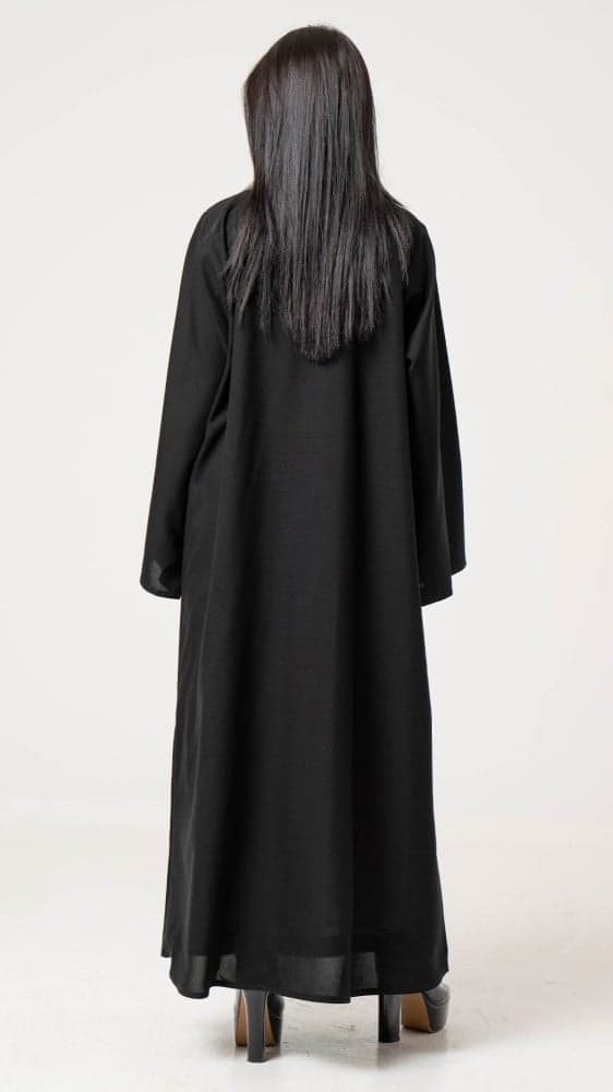 عباية بأزرة أسود
