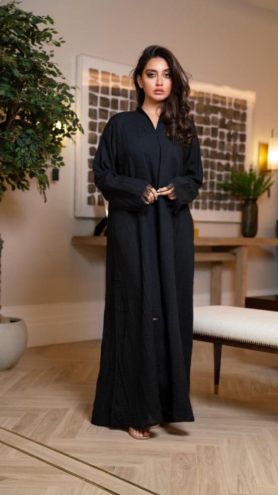 عباية باكمام ناعمة