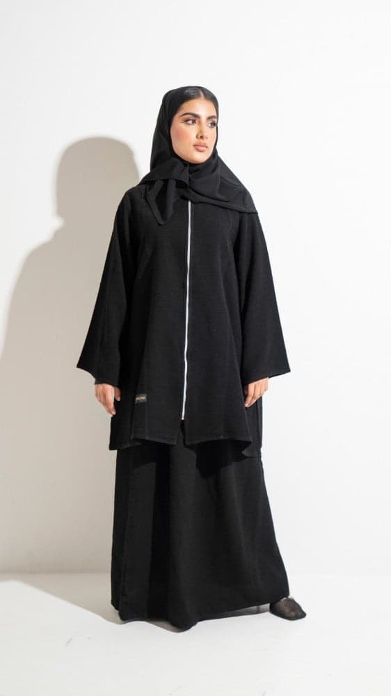 عبايه قطعتين منفصله بسحاب