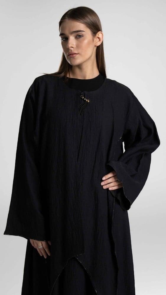 عباية مغلقه طبقتين