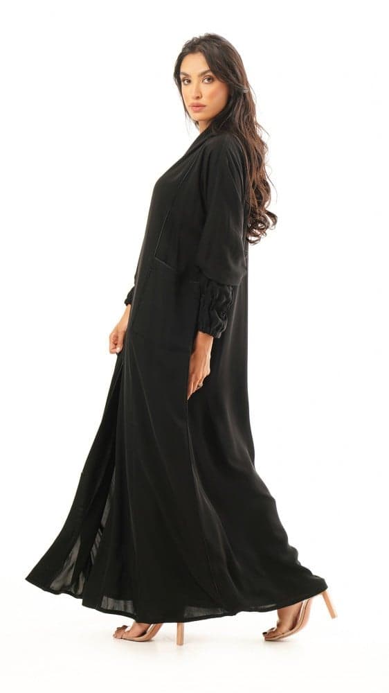 عباية كم مطاط بجيوب