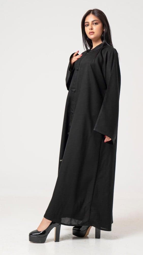 عباية بأزرة قماش