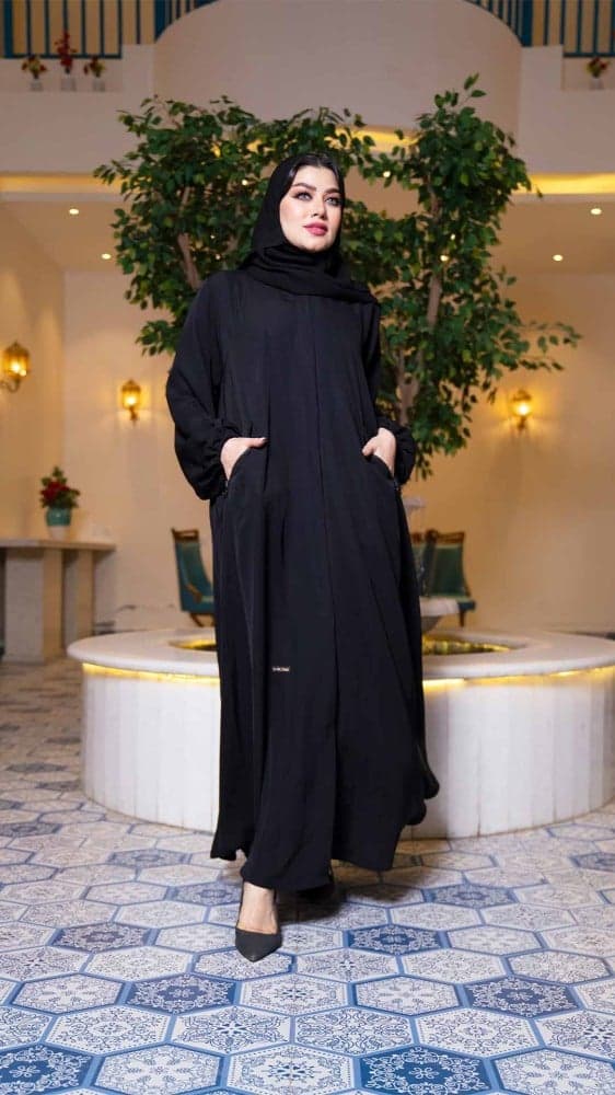 عباية بجيوب سحاب