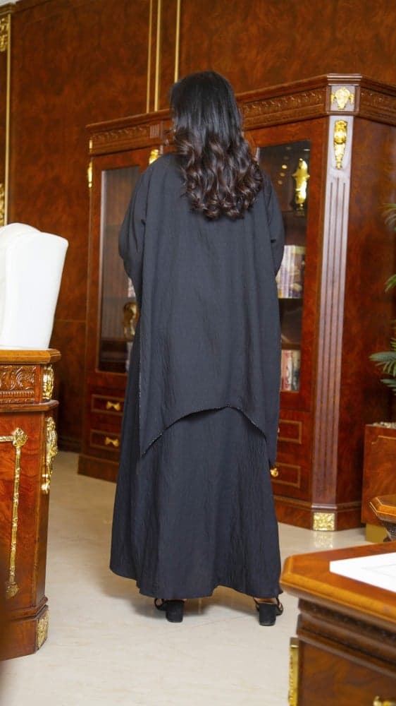 عباية مغلقه طبقتين