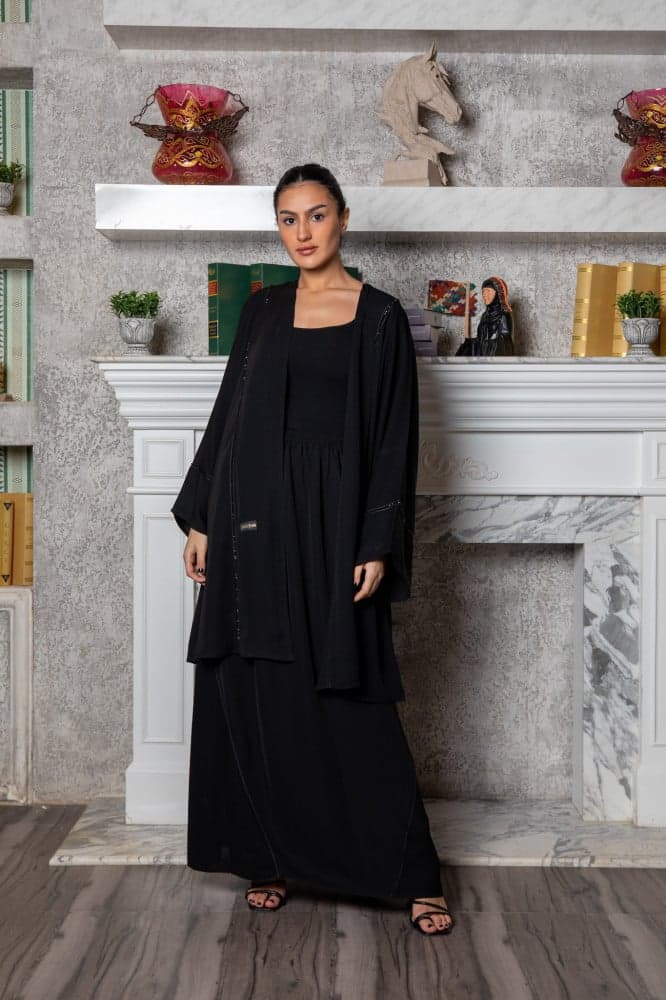 عباية جاكيت مع تنورة