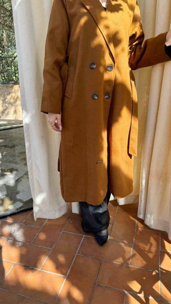 جاكيت شتوي بلون جملي