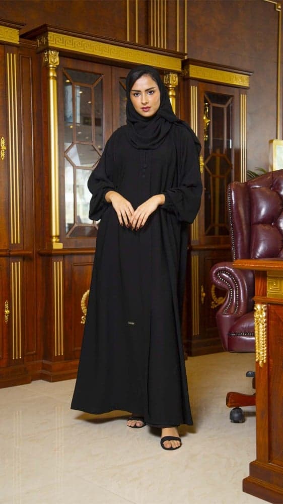 عباية مقفله بقصة جيوب مخفيه