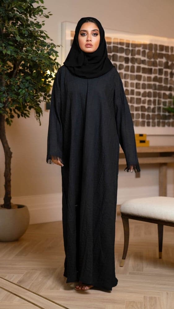 عباية باكمام ناعمة