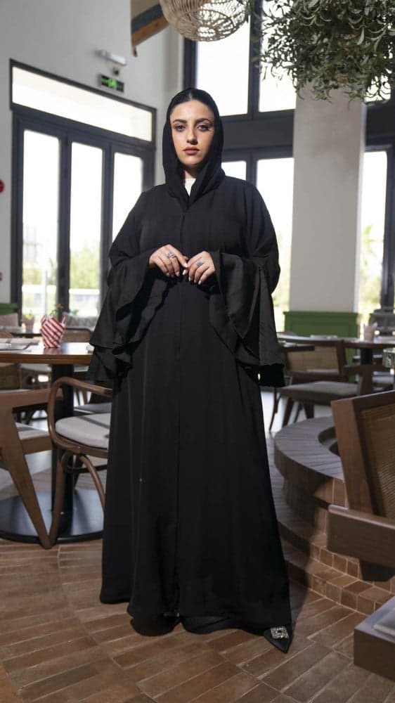 عباية باكمام كلوش