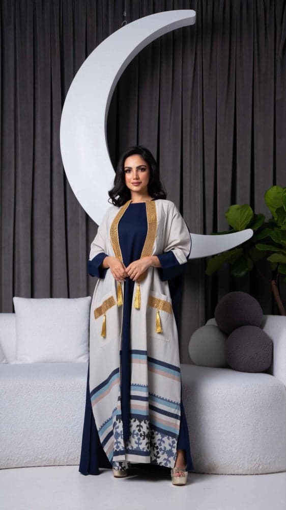 جلابية بشت كحلي