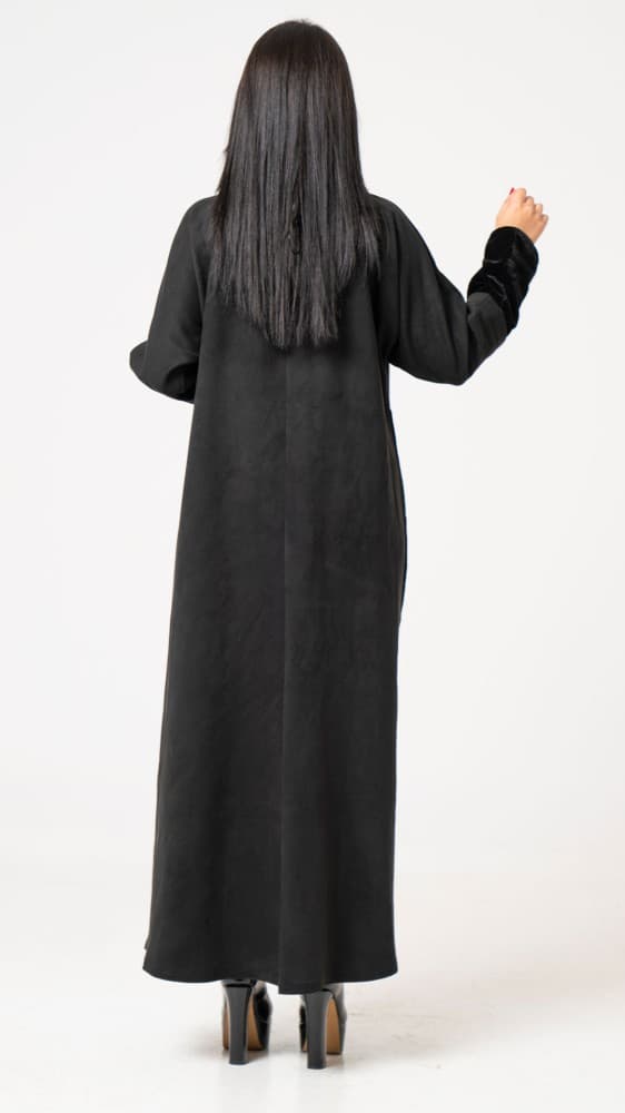 عباية شتوية شامواه ومخمل