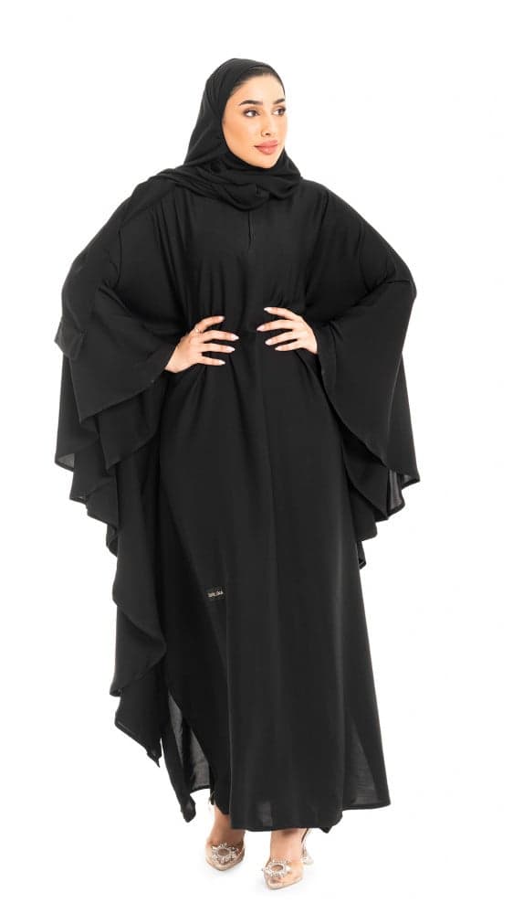 عباية باكمام جرسيه طويلة