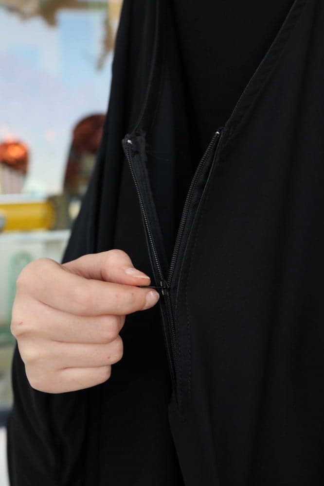 عباية رأس سحاب و بجيوب