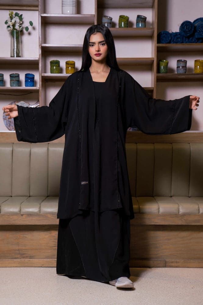 عباية جاكيت مع تنورة