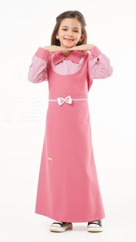 مريول ابتدائي بقميص مشبوك