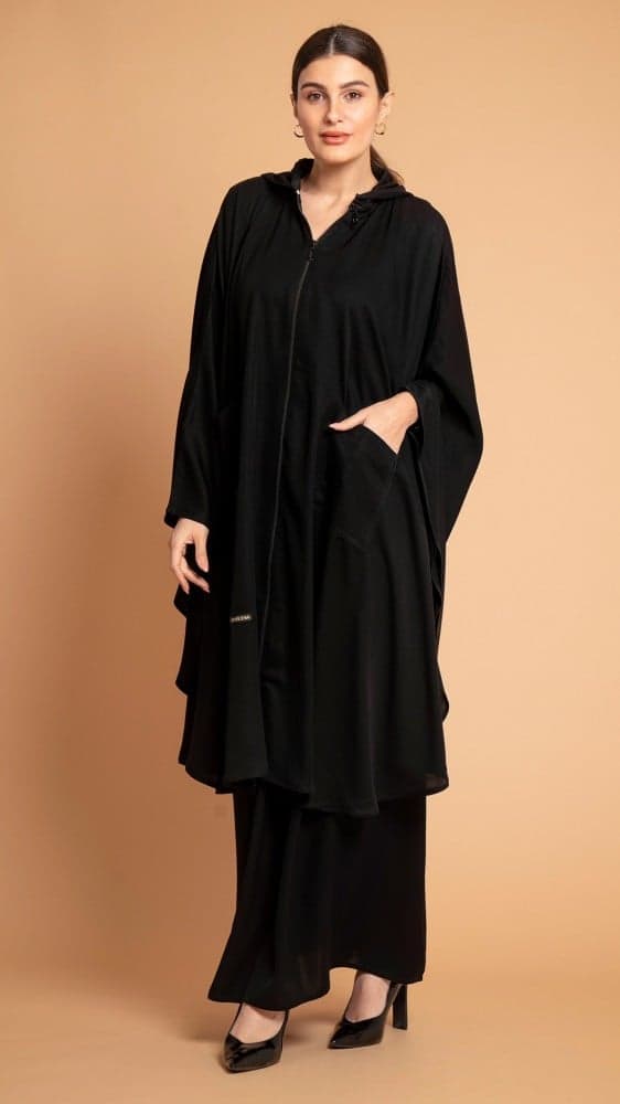 عباية قطعتين بقبعة