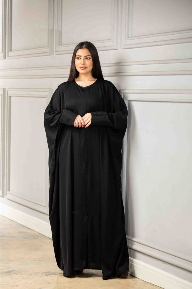 عباية بشت مفتوحة بأكمام أزره