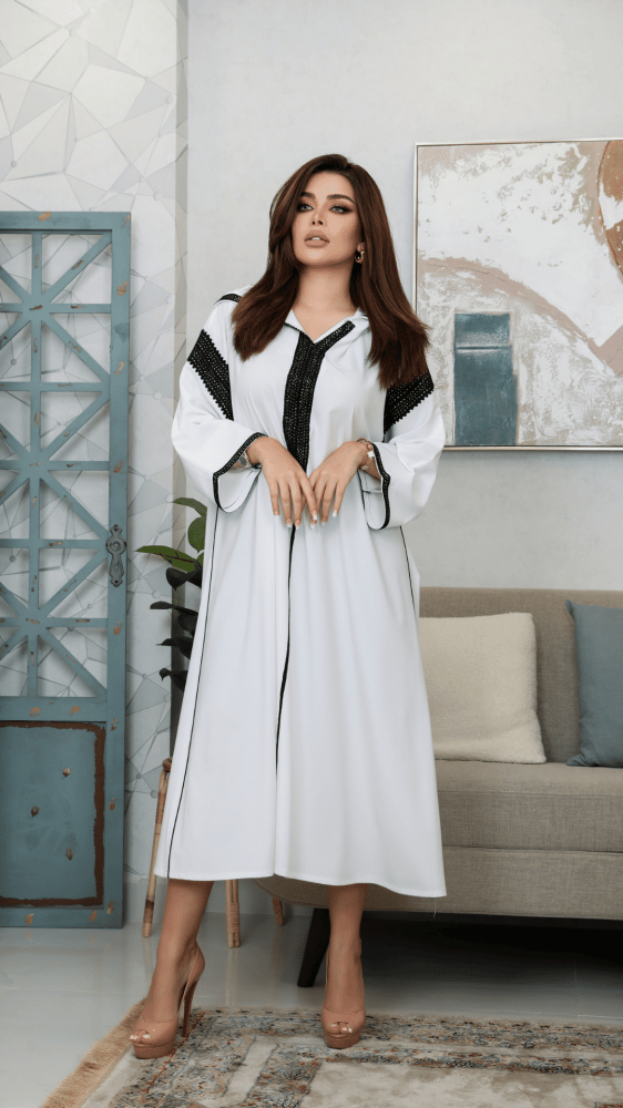 جلابية ميد بقبعة