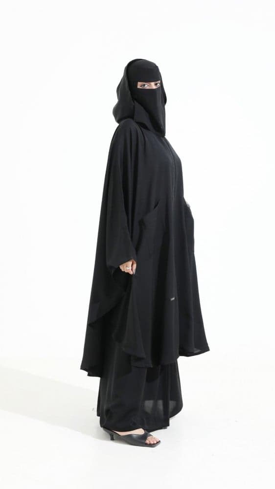 عباية قطعتين بقبعة