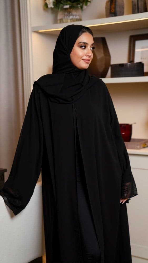 عباية شيفون مبطنه