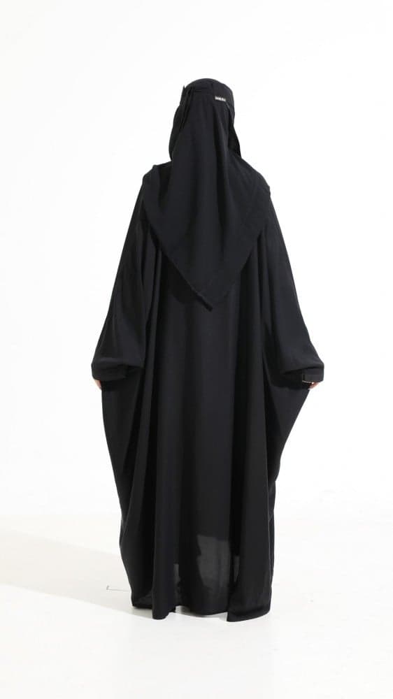 عباية بشت بكم قيطان أسود