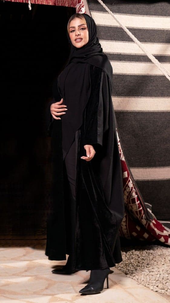 عباية شتوية بشت قطيف من الامام