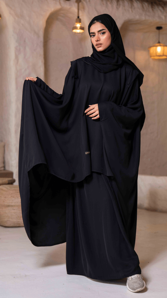 عباية قطعتين منفصلة بتصميم مميز