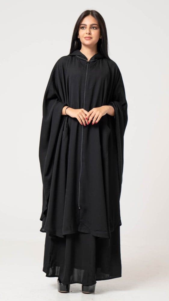 عباية قطعتين بقبعة