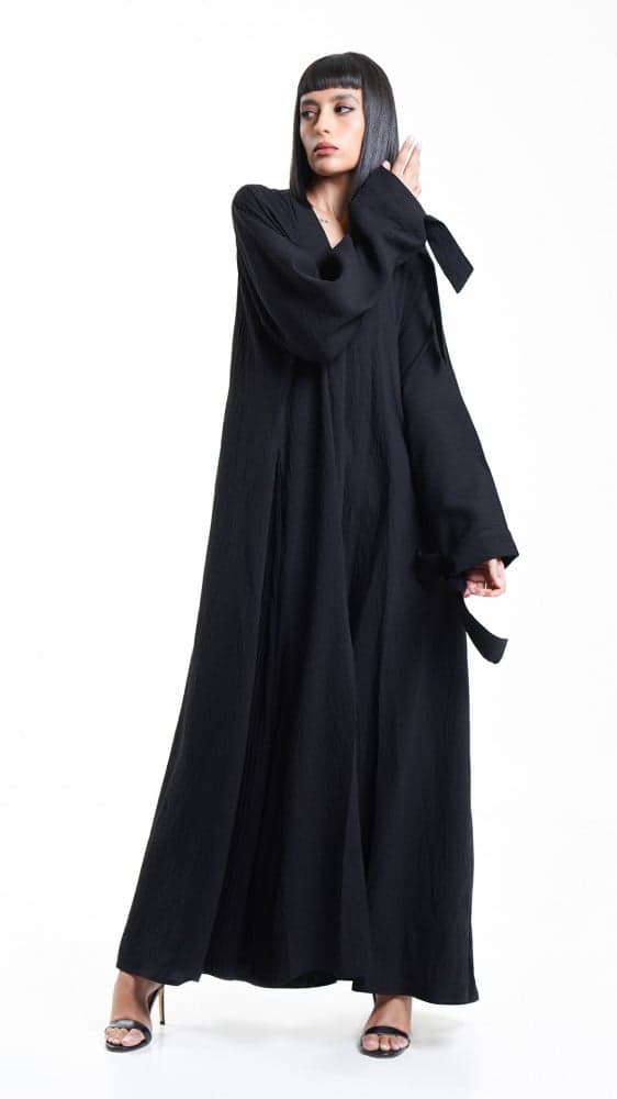 عباية كلوش باكمام ربط