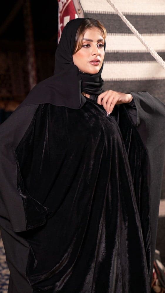 عباية شتوية بشت قطيف من الامام