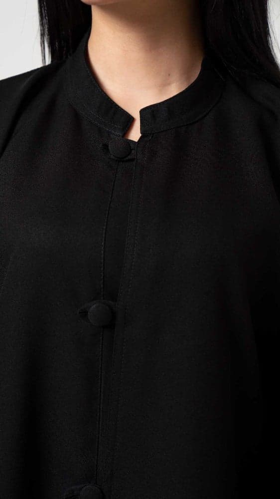 عباية بأزرة قماش