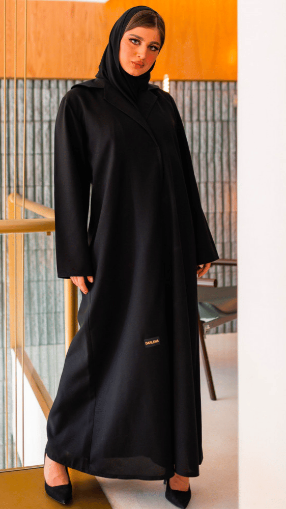 عباية جاكيت بقصة من الخلف