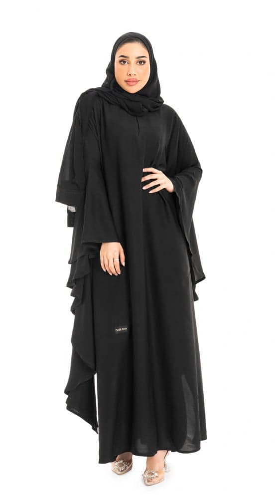 عباية باكمام جرسيه طويلة