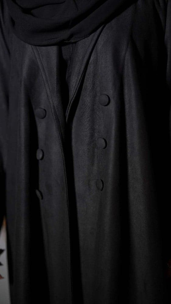 عباية شتوية رسمية شامواه بقصة كلوش